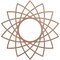 Ekena Millwork Eleanor Wood Fretwork Pierced Ceiling Medallion, Wood (Paint Grade), 20"OD x 7 3/4"ID x 3/8"T CMWP20X20X0375EAMF - alternate 1